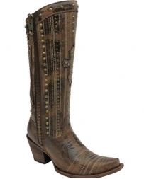 Corral Boots® Ladies' Crystal Cross Stripes Boot