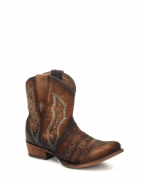 Corral Boots® Ladies' Chocolate Lamb Embroidery