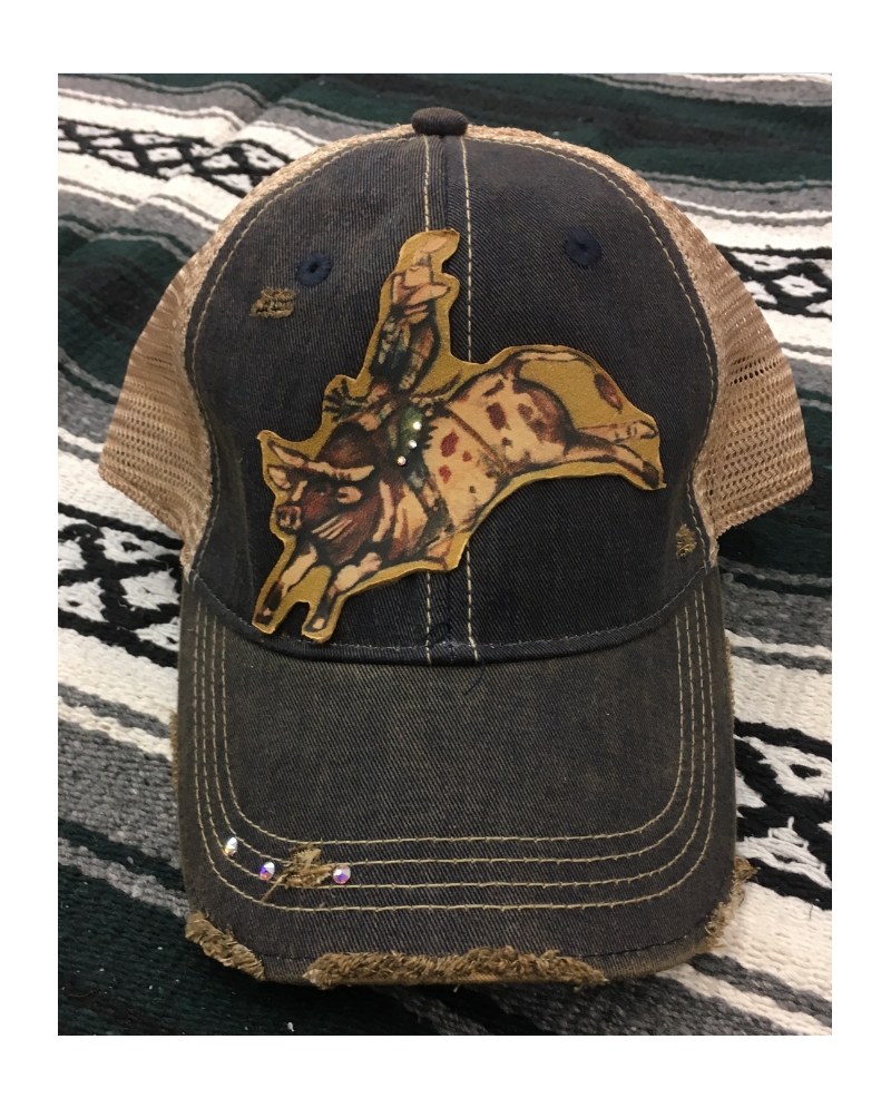bull rider hat