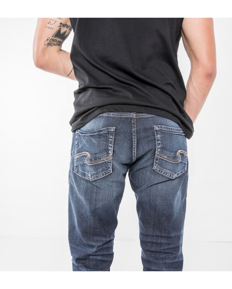 silver allen jeans