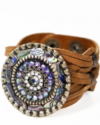 Leatherock® Ladies' Amber Bracelet
