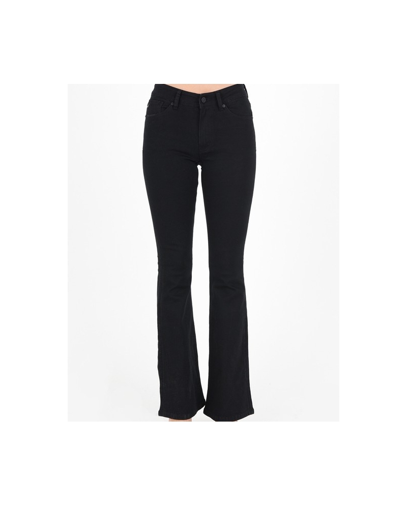 ladies black bootleg jeans