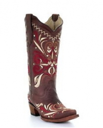 Corral Boots® Ladies' Floral Embroidery Boot
