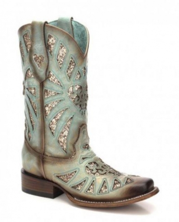Corral Boots® Ladies' Glittered Inlay