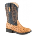 Roper® Kids' Cowboy Cool Ostrich Print Boot