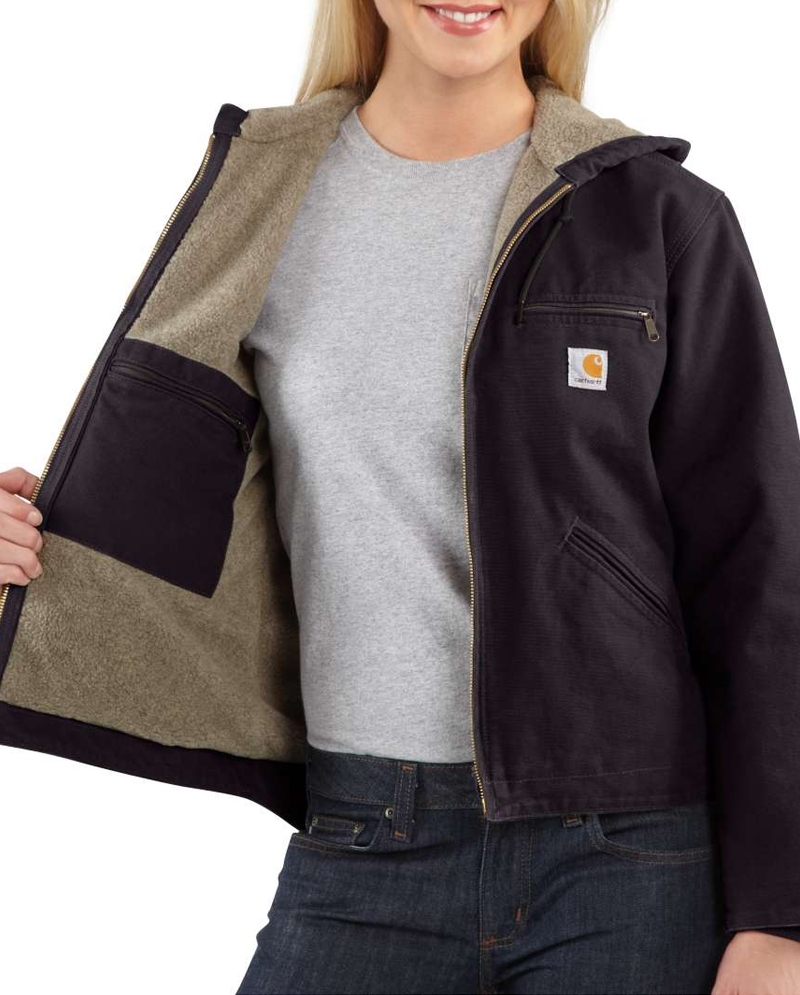 Carhartt womens sandstone sierra jacket sherpa lined