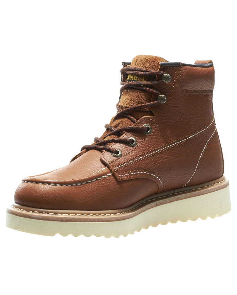 wolverine men's moc toe work boots