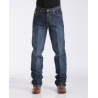 Cinch® Men's Relax Fit Jeans - Dark Stonewash With Sandblast - Black Label