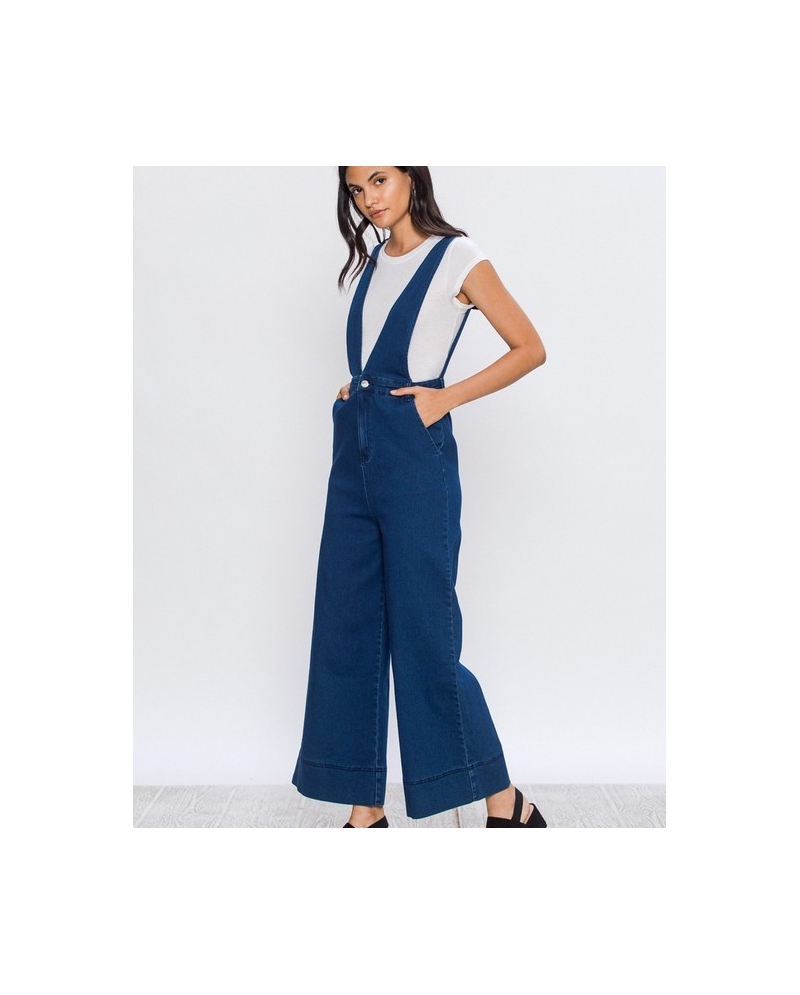 ladies denim jumpsuit