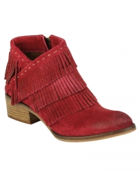 Naughty Monkey® Ladies' Kepang Red Fringe Boots
