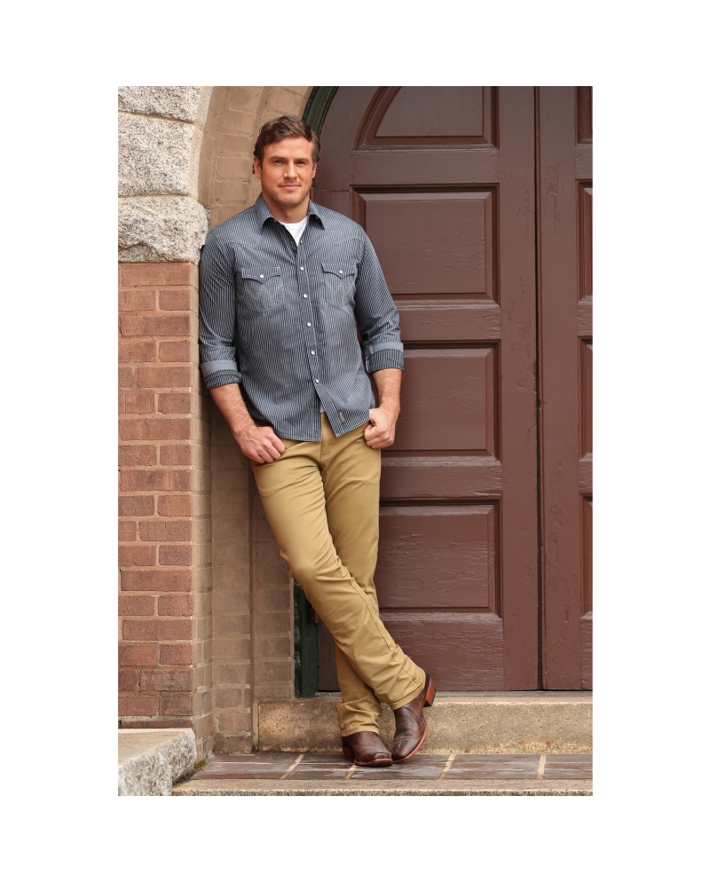 wrangler indigo shirt