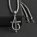 Twister Men's Fish Hook Pendant