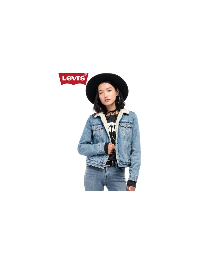 lined trucker jacket levi's
