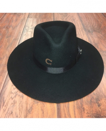 Charlie 1 Horse® Ladies' Highway Black Hat