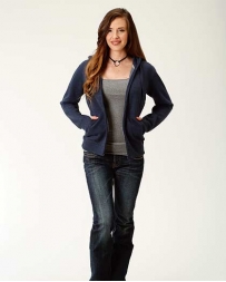 Roper® Ladies' Navy Full Zip Jacket