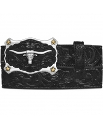 Men's Classic Longhorn Tooled Belt