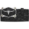 Men's Classic Longhorn Tooled Belt