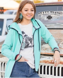 Crazy Train® Ladies' Cowboy Cool Zip Hoodie