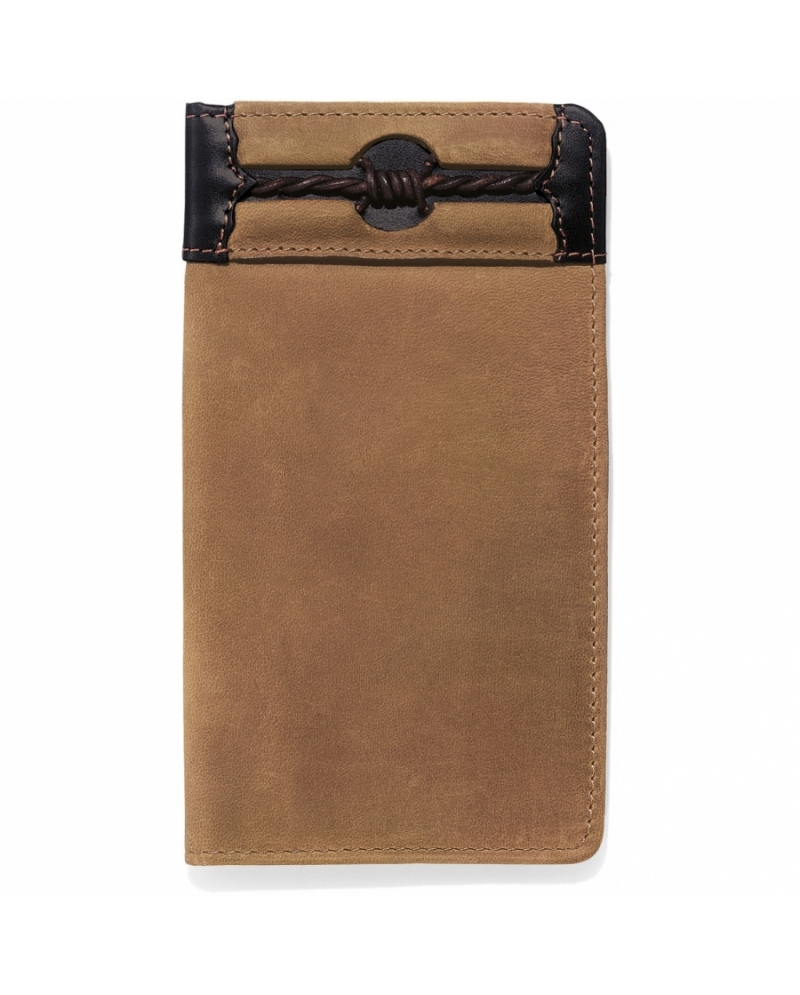 Justin® Boots Fenced In Checkbook Wallet - Fort Brands