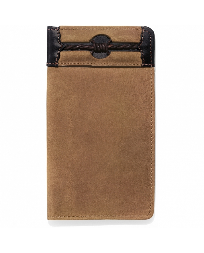 Justin® Boots Fenced In Checkbook Wallet Fort Brands