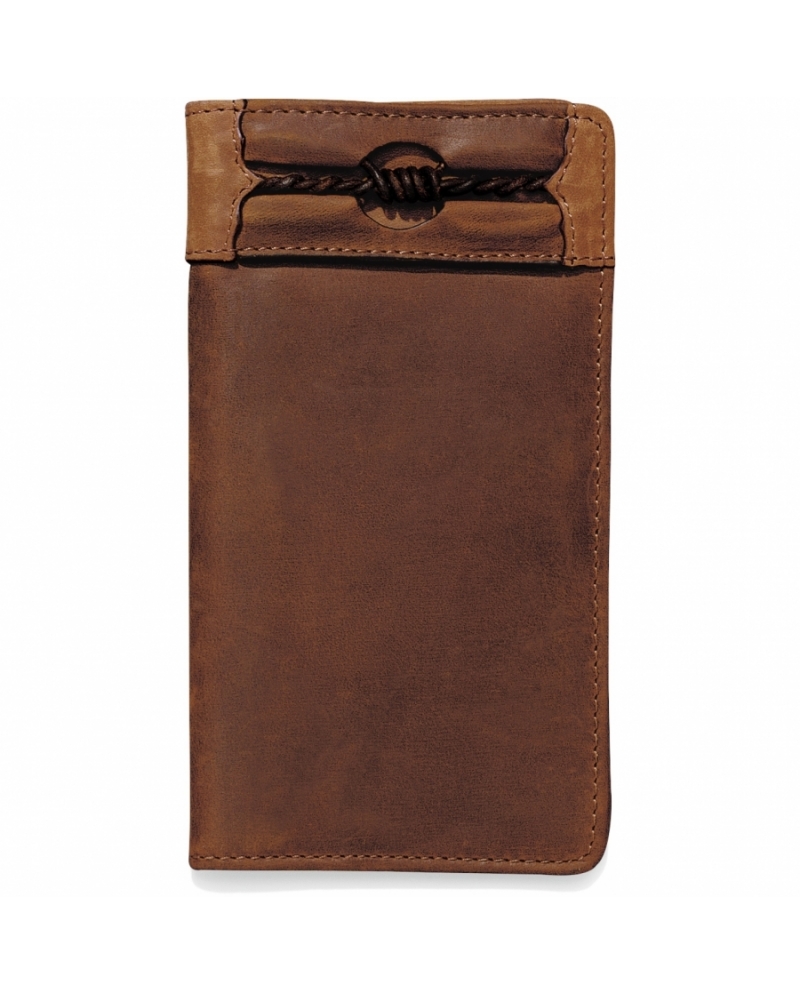 Justin® Boots Fenced In Checkbook Wallet Fort Brands