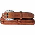 Justin® Boots Men's Fenced In Leather Belt