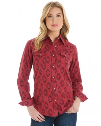 Wrangler® Ladies' Boyfriend Fit Button UP