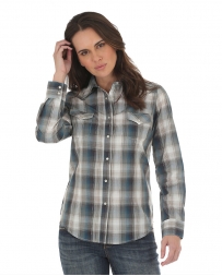 Wrangler® Ladies' One Point Flannel Snap Shirt