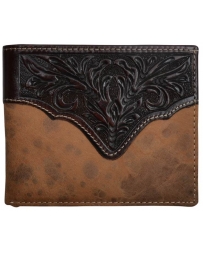 3D Belt Company® Brown Western Bifold Wallet