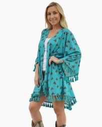 Younique® Ladies' Curvy Bronco Kimono