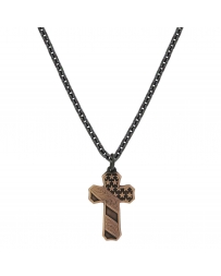Montana Silversmiths® Men's Faded Glory Cross Necklace