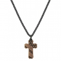 Montana Silversmiths® Men's Faded Glory Cross Necklace