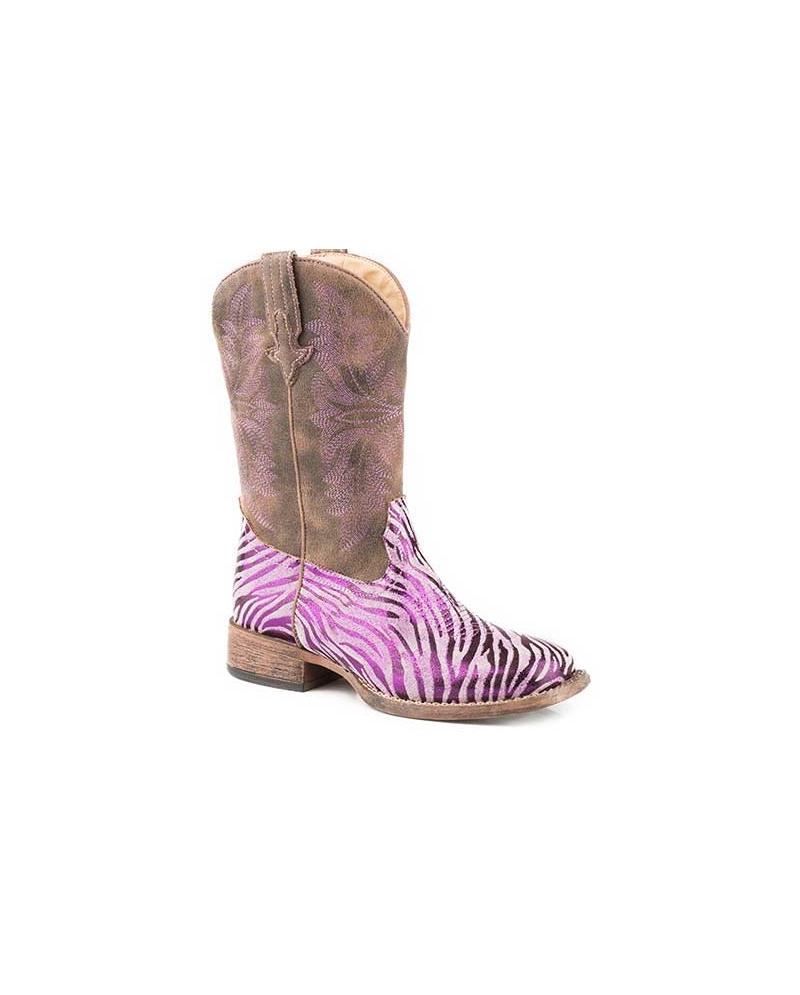 zebra print cowboy boots