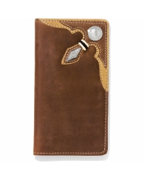 Men's Stockyards Rawhide Checkbook Wallet