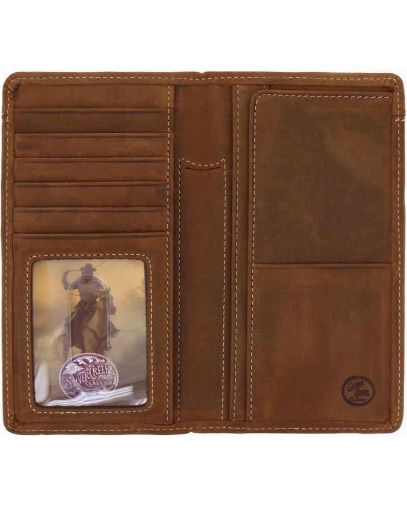 Western Classic Checkbook Wallet - Fort Brands
