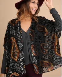 Younique® Ladies' Velvet Print Kimono