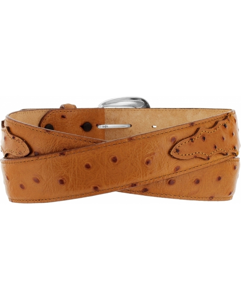 mens ostrich belt