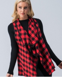 Ladies' Sleeveless Checkered Vest