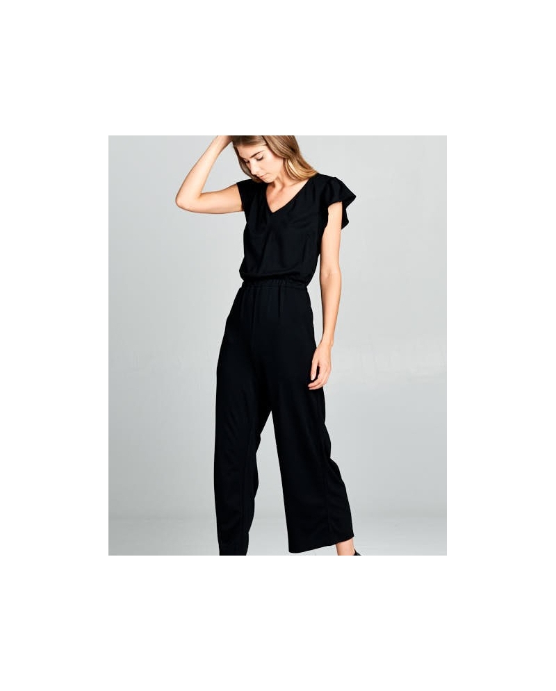 ladies black jumpsuit