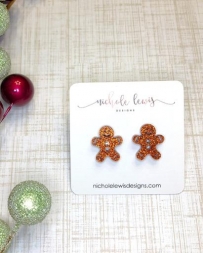 Nichole Lewis® Ladies' Gingerbread Studs
