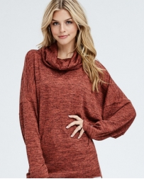 Younique® Puff Sleeve Cowl Neck Sweater