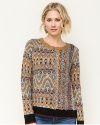 Mystree® Ladies' Fair Isle Pullover Sweater