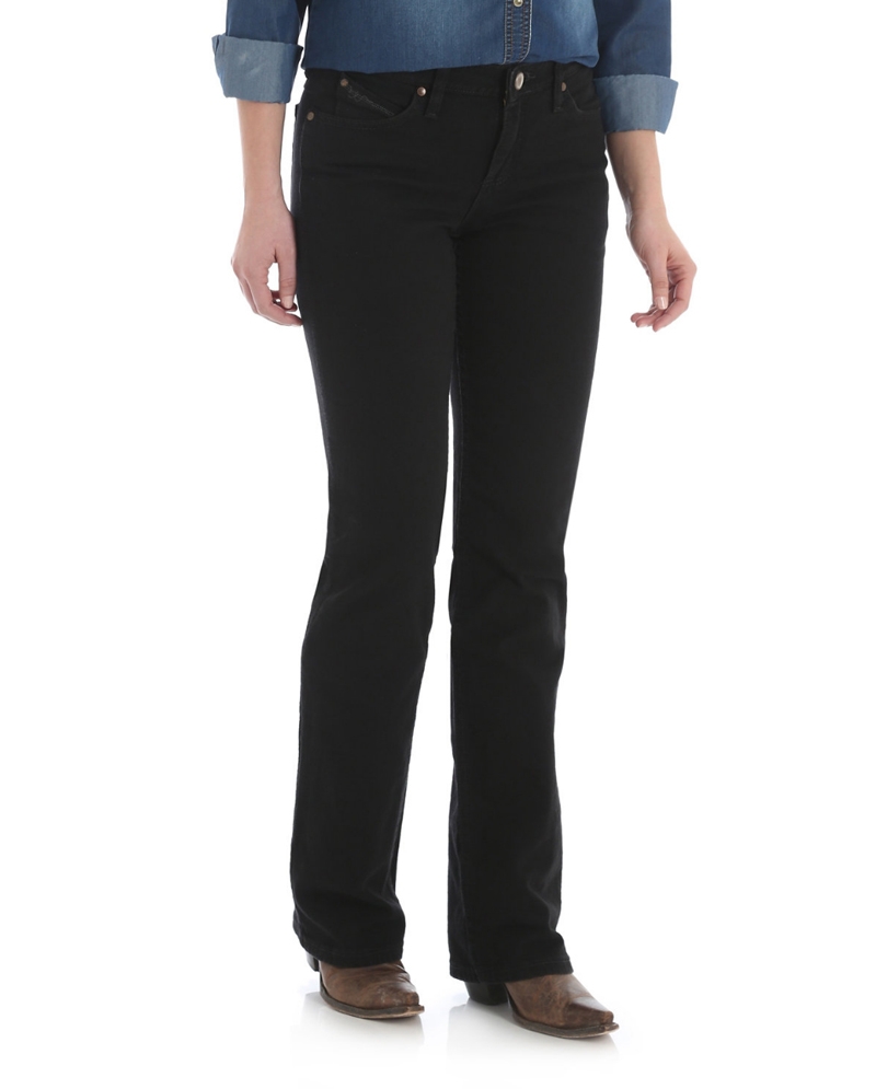 ladies black wrangler jeans