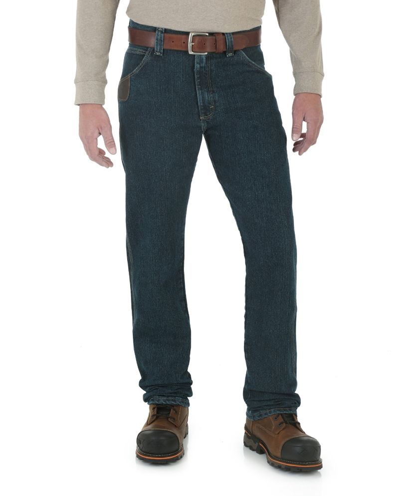 Riggs® Men's Wrangler® Advanced Comfort Five Pocket Jeans - Fort Brands Riggs® Men's Wrangler® Advanced Comfort Five Pocket Jeans - Fort Brands