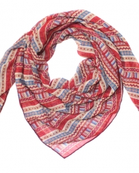 Whipin Wild Rags® Ladies' Cranberry Wine Print Wild Rag