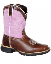 Durango® Girls' Little Rebel Square Toe Boot