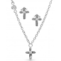 Montana Silversmiths® Ladies' Strong Faith Necklace Set