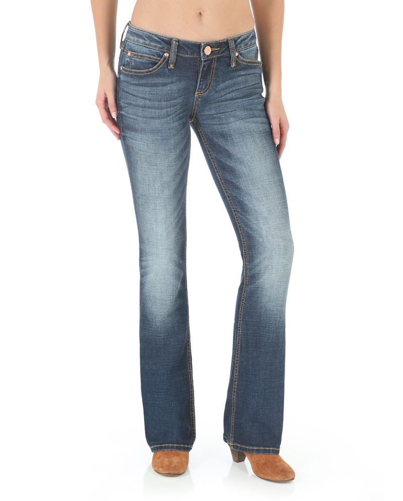 Wrangler® Ladies' Retro Mae Mid Rise Jeans - Fort Brands