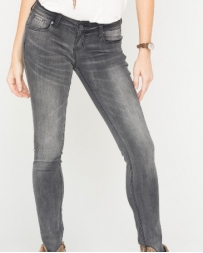 Grace in LA Ladies' Faded Grey Basic Skinny