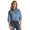 Wrangler® Ladies' The JW Denim Shirt